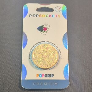 PopSocket Premium Glittering Gold Phone Grip